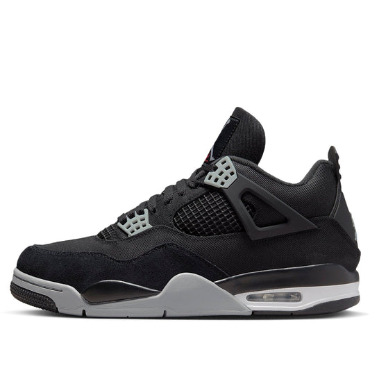 Air Jordan 4 Retro SE 'Black Canvas'  DH7138-006 Iconic Trainers