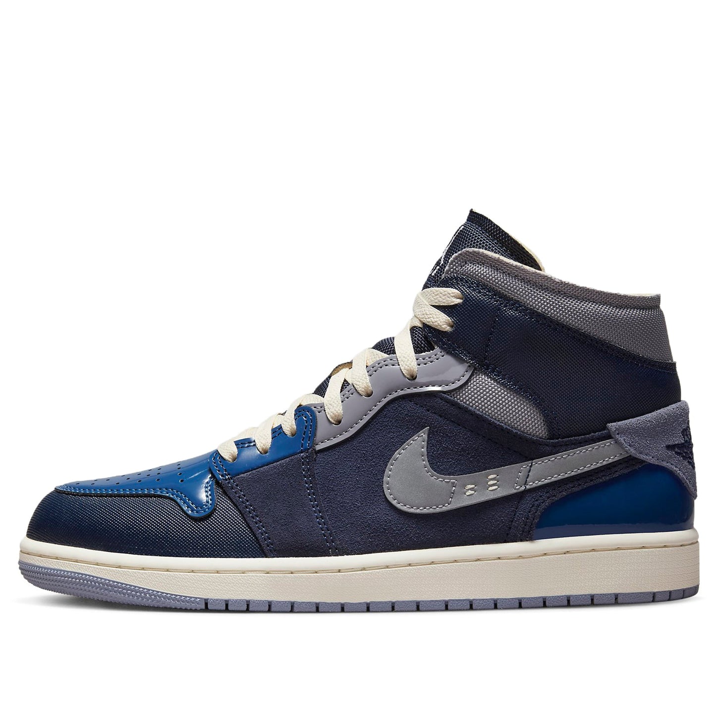 Air Jordan 1 Mid SE Craft 'Inside Out - Obsidian'  DR8868-400 Antique Icons