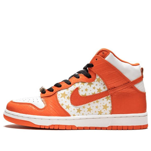 Nike Supreme x Dunk High Pro SB 'Orange'  307385-181 Iconic Trainers