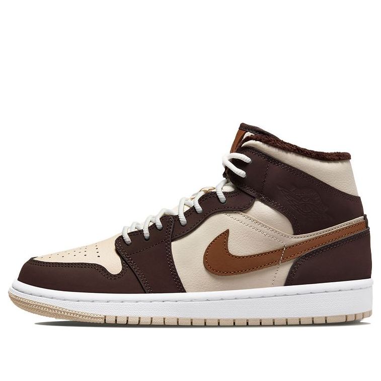 (WMNS) Air Jordan 1 Mid SE 'Cream Dark Chocolate'  DO6699-200 Antique Icons