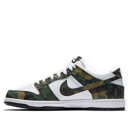 Nike Zoom Dunk Low Pro SB 'White Camo'  854866-331 Classic Sneakers