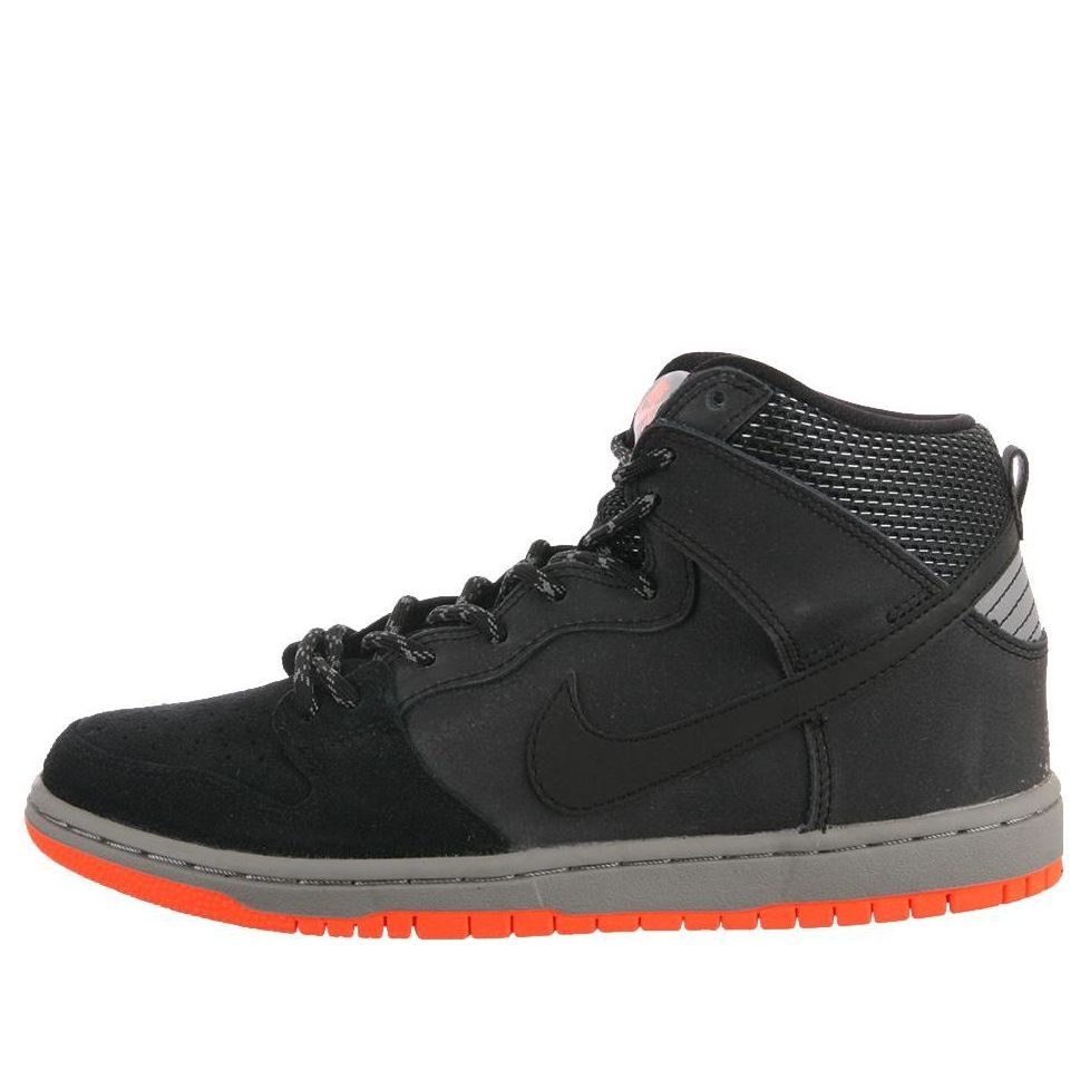 Nike SB Skateboard Dunk High PRM Shield 'Black Reflective Silver'  684805-001 Signature Shoe