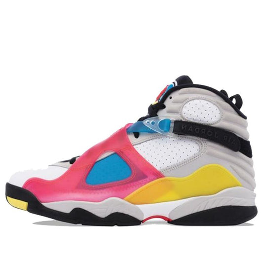 Air Jordan 8 Retro SP SE 'Multi-Color'  BQ7666-100 Signature Shoe